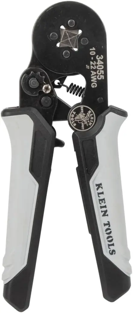 Ferrule Crimping Tool, Square Crimper Pliers for 10-22 AWG Wire Terminals, Adjustable Ratchet for Consistent Crimps
Ferrule Crimping Tool, Square Crimper Pliers for 10-22 AWG Wire Terminals, Adjustable Ratchet for Consistent Crimps