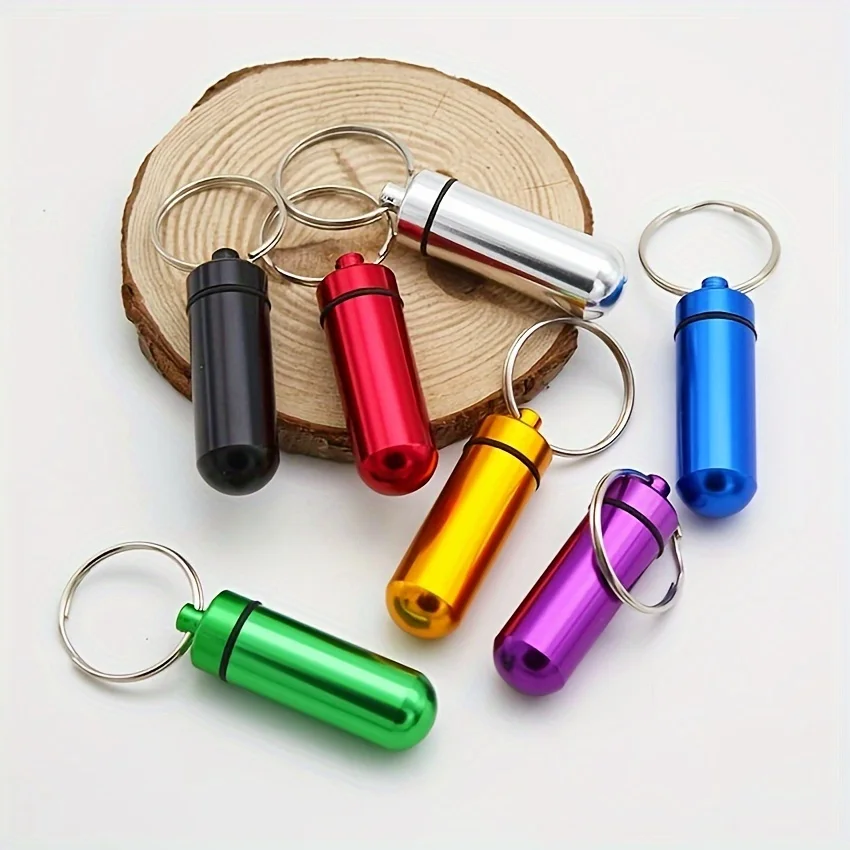Aluminum Mini Pill Storage Box, Colorful Portable Waterproof Keychain, Emergency Medication Sealed Box, Durable Medical Device F
Aluminum Mini Pill Storage Box, Colorful Portable Waterproof Keychain, Emergency Medication Sealed Box, Durable Medical Device F