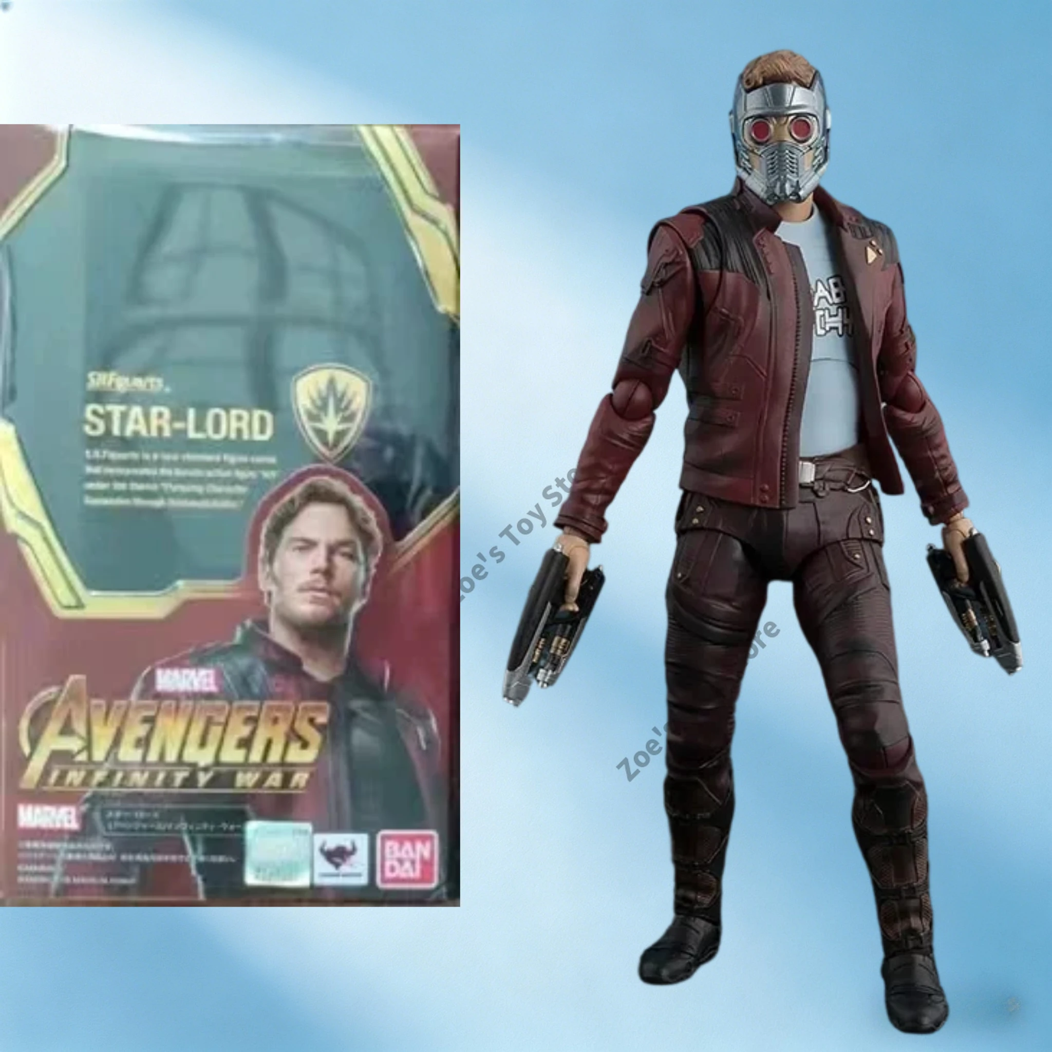 Bandai Original MODEL KIT SHF Star-Lord Anime Action Figure Model Toys Model Gifts For boys Collectibles Foam box sends
Bandai Original MODEL KIT SHF Star-Lord Anime Action Figure Model Toys Model Gifts For boys Collectibles Foam box sends