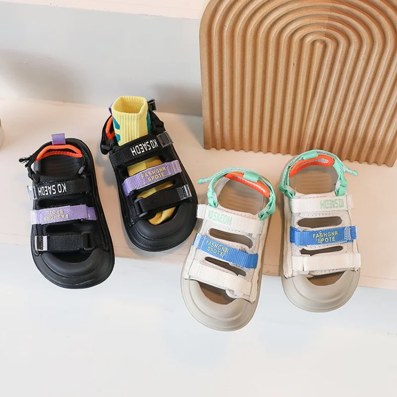 New 2024 Summer Sport Sandals for Boys Breathable Casual Beach Shoe Comfortable Soft Sole Kids Shoes Fashion Non-slip Sandalias
New 2024 Summer Sport Sandals for Boys Breathable Casual Beach Shoe Comfortable Soft Sole Kids Shoes Fashion Non-slip Sandalias