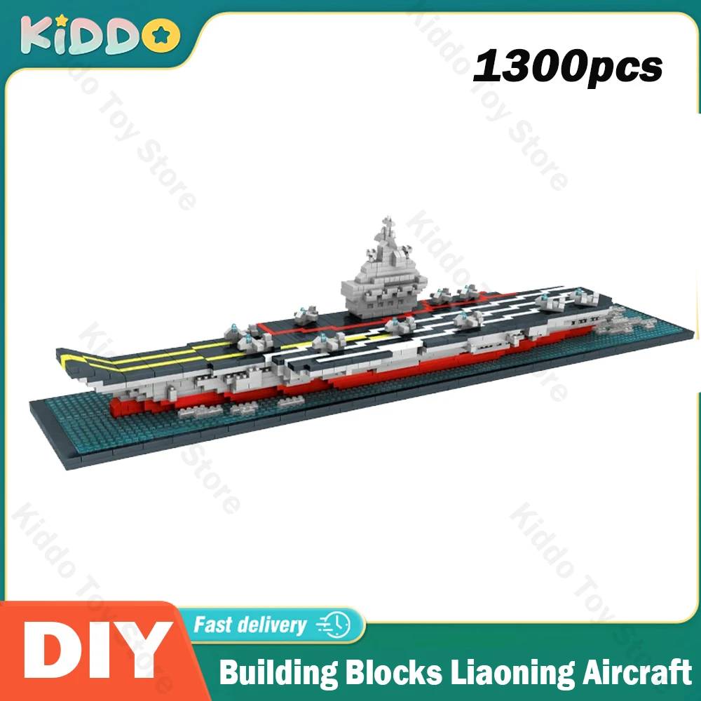 DIY Liaoning Modern Military Boat Building Blocks Set 1300pcs Micro Particle Aircraft Assemble Toys Collection Christmas Gifts
DIY Liaoning Modern Military Boat Building Blocks Set 1300pcs Micro Particle Aircraft Assemble Toys Collection Christmas Gifts