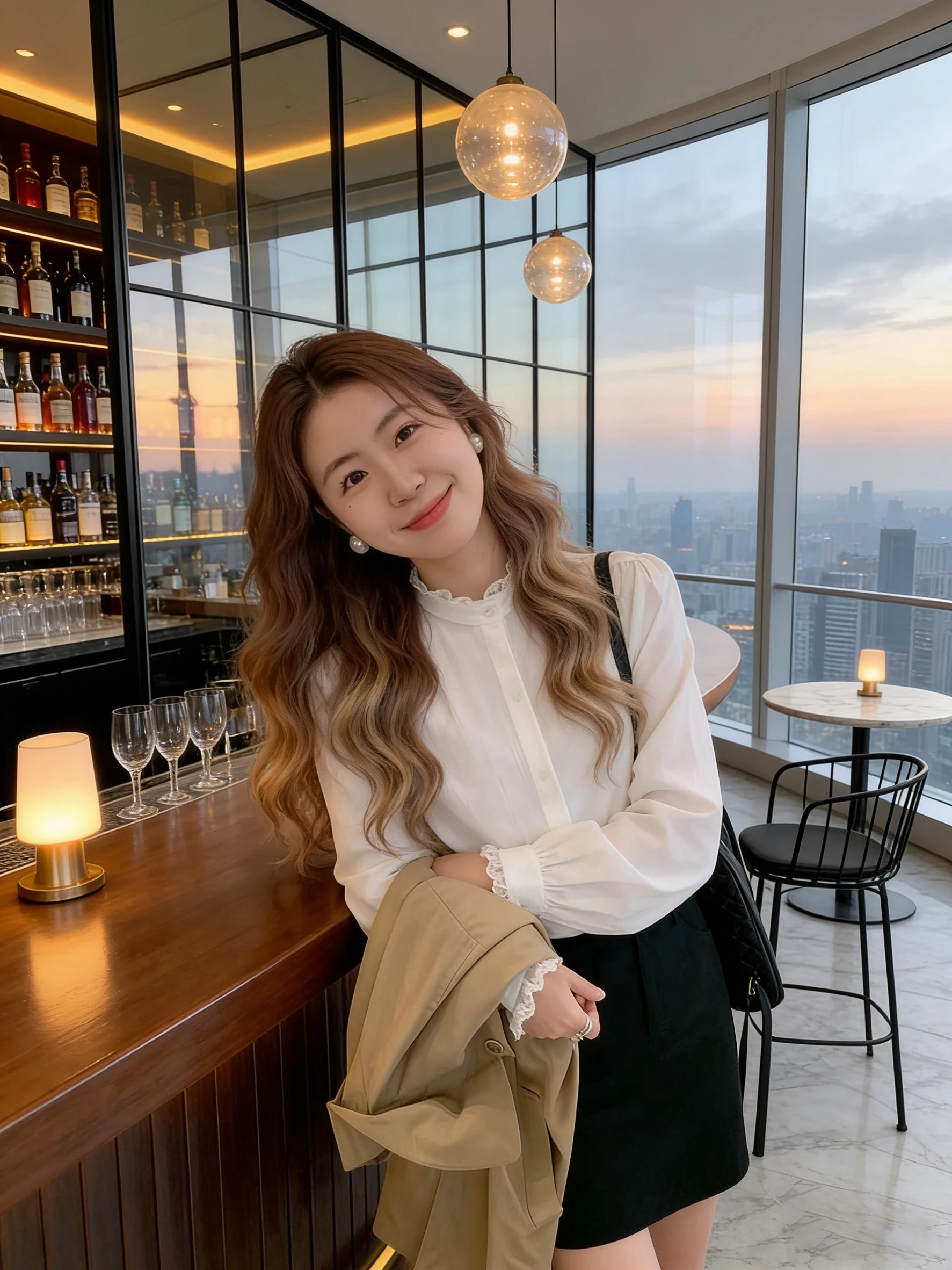 Elegant White Lace Trim Shirt Women's Loose Long Sleeve Stand Collar Spring Fashion Korean Style Premium Sensation Anti-Aging
Elegant White Lace Trim Shirt Women's Loose Long Sleeve Stand Collar Spring Fashion Korean Style Premium Sensation Anti-Aging
