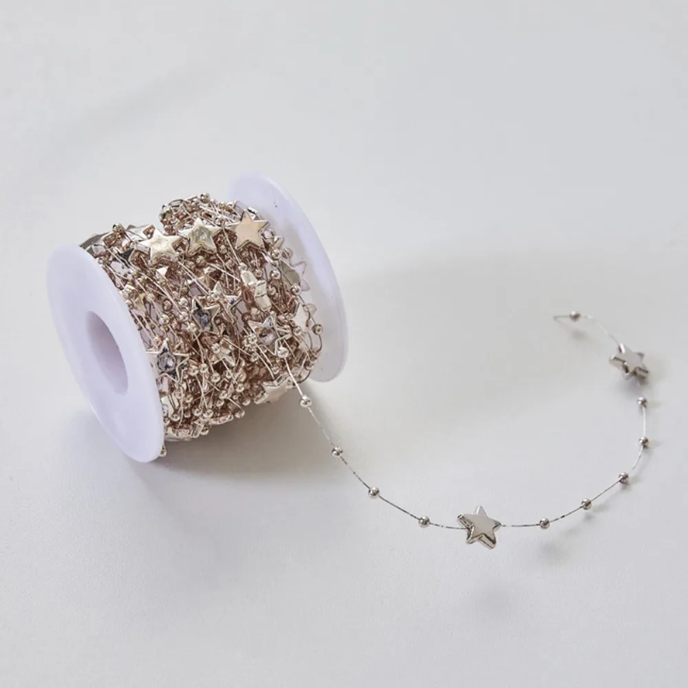 Artificial Christmas Tree Bead String Imitation Pearl DIY Christmas Beads Chain 5/10 Meter Christmas Decoration Fishing Line
Artificial Christmas Tree Bead String Imitation Pearl DIY Christmas Beads Chain 5/10 Meter Christmas Decoration Fishing Line