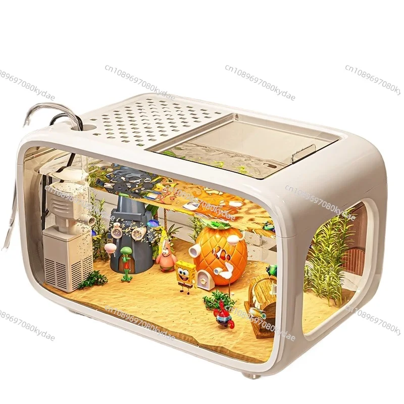 Luxury Eco Fish Tank Thickened Transparent Aquarium Home Decor Fish Tank Silent Easy-Clean Goldfish Tank Modern Aquarium Decor
Luxury Eco Fish Tank Thickened Transparent Aquarium Home Decor Fish Tank Silent Easy-Clean Goldfish Tank Modern Aquarium Decor