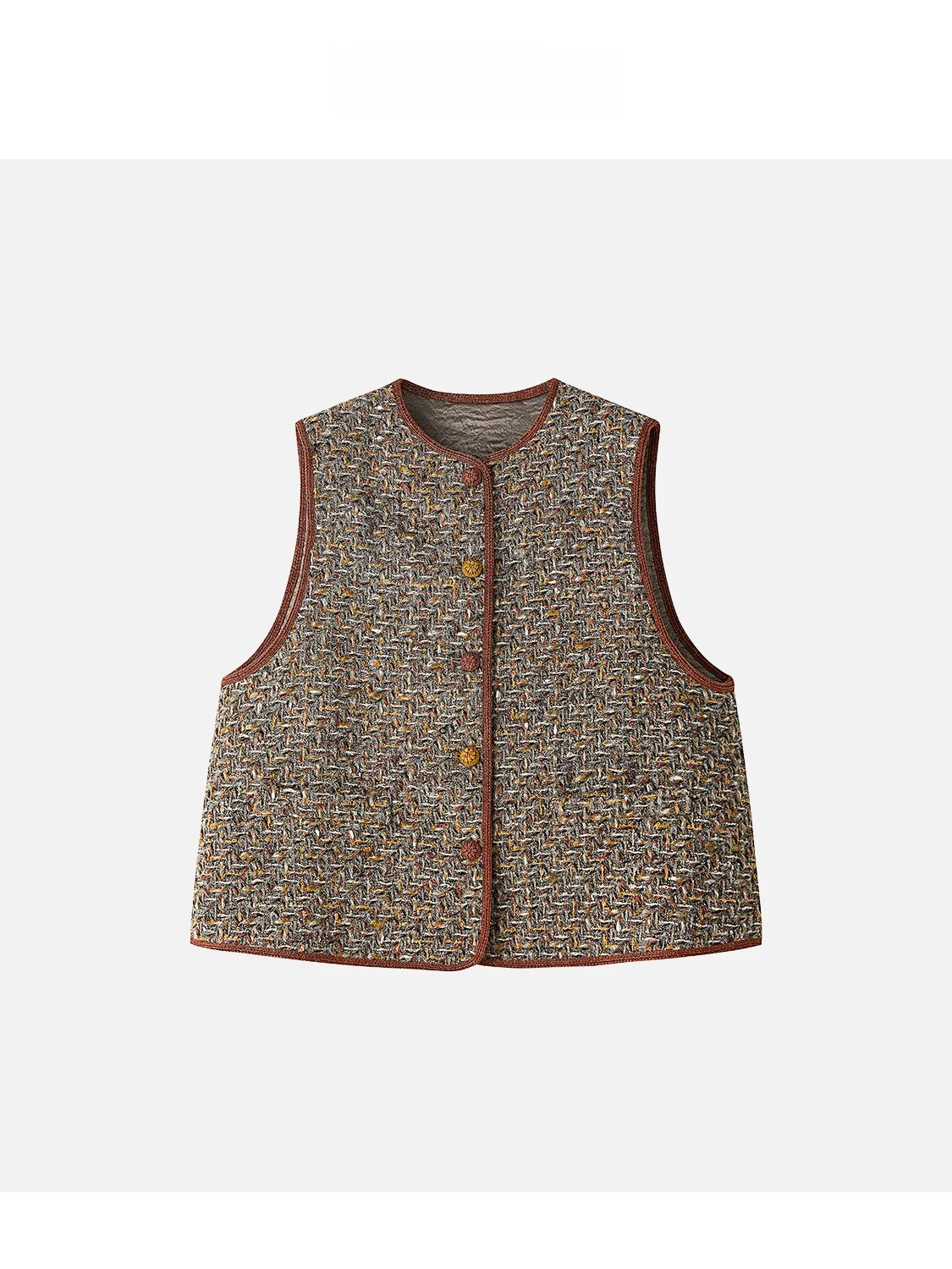 JINGJING2025 Новый твидовый вязаный жилет в стиле ретро «Pastoral Spring Fuzz» из смеси шерсти, прямой крой, обычная тонкая длина, без Sl...
JINGJING2025 Новый твидовый вязаный жилет в стиле ретро «Pastoral Spring Fuzz» из смеси шерсти, прямой крой, обычная тонкая длина, без Sl...