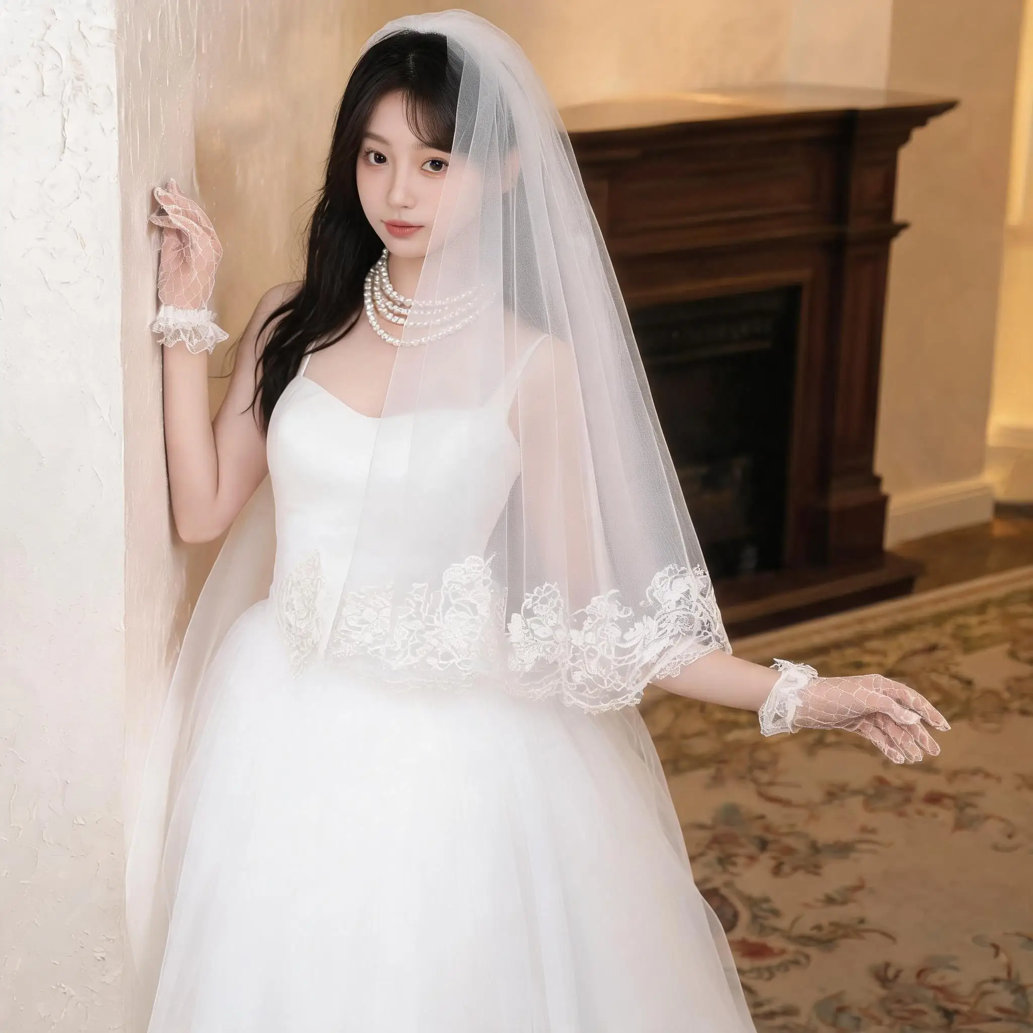 Wedding Accessories Bride White Ivory Bridal Lace Veil 2026
Wedding Accessories Bride White Ivory Bridal Lace Veil 2026