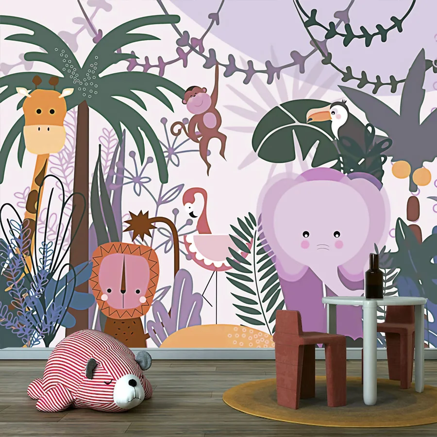 Modern Custom Peel and Stick Wallpaper for Living Room Kids Baby Bed Contact Wall Papers Home Decor Cartoon Jungle Animal Mural
Modern Custom Peel and Stick Wallpaper for Living Room Kids Baby Bed Contact Wall Papers Home Decor Cartoon Jungle Animal Mural