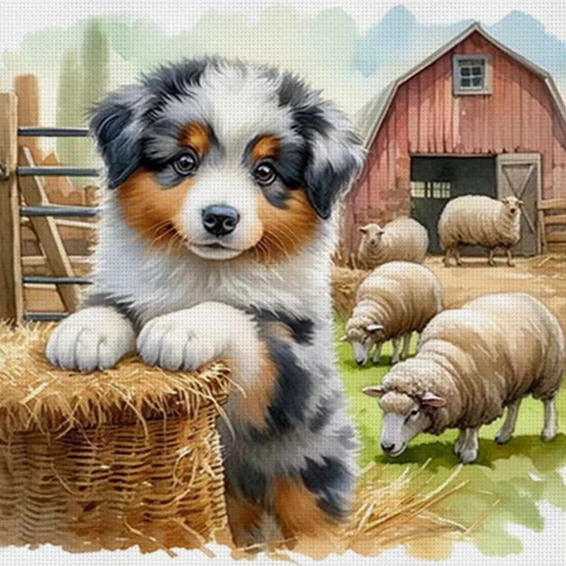 Pasture Pals Cross Stitch Kit DIY 11CT Embroidery Home Wall Decor Gift Handmade Material Frameless Semi-Finished 36×36cm
Pasture Pals Cross Stitch Kit DIY 11CT Embroidery Home Wall Decor Gift Handmade Material Frameless Semi-Finished 36×36cm