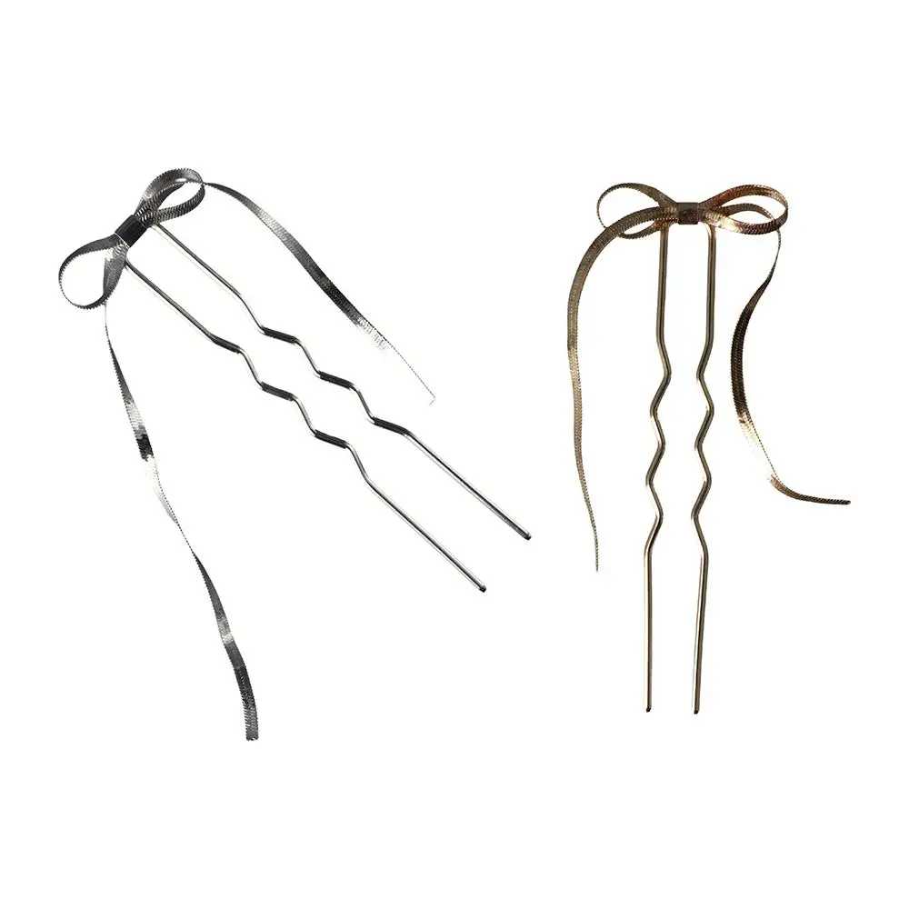 Trendy Fashion Korean Style Headwear For Women Disk Hair For Girls U Shaped Hairpin Hair Accessories Hair Fork Bow Hair Stick
Trendy Fashion Korean Style Headwear For Women Disk Hair For Girls U Shaped Hairpin Hair Accessories Hair Fork Bow Hair Stick