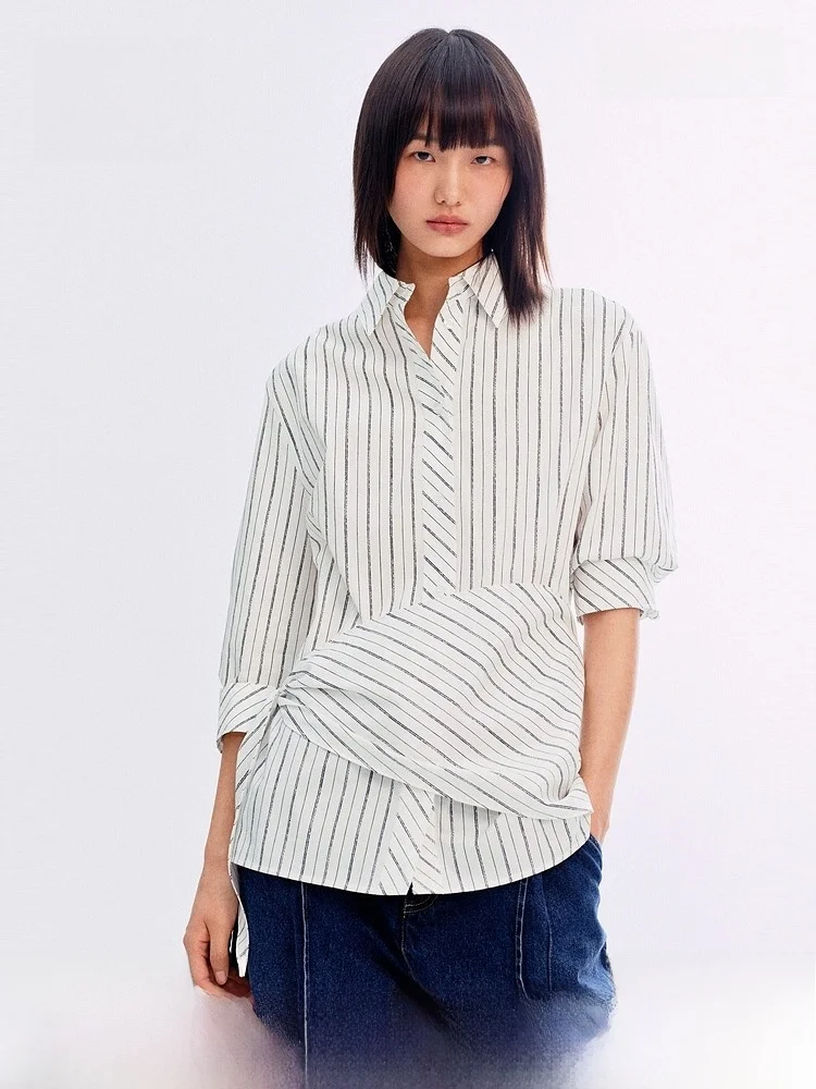 H&M Women's Cotton Wrap Shirt Commute Fashion Scarf Design Spring 2026 New Arrival Casual Style Long Sleeve Button up
H&M Women's Cotton Wrap Shirt Commute Fashion Scarf Design Spring 2026 New Arrival Casual Style Long Sleeve Button up