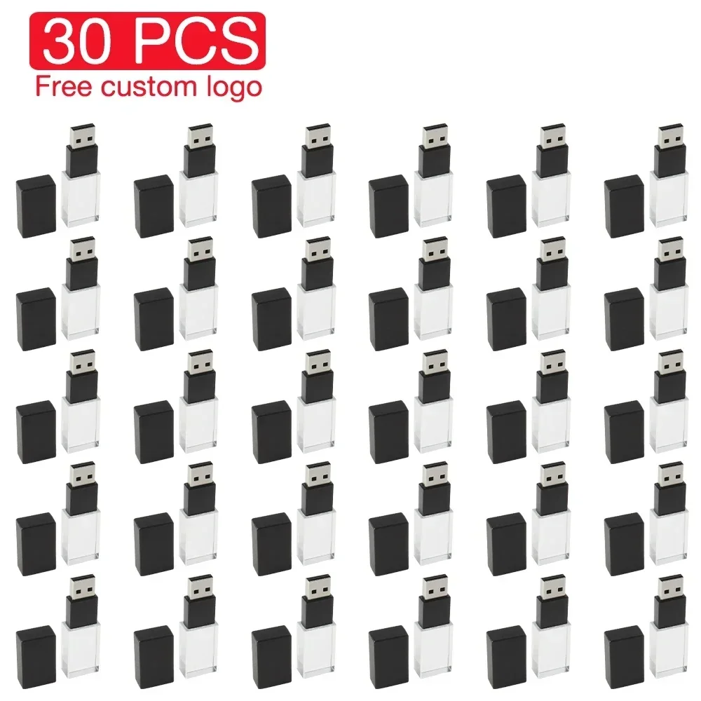 30 PCS LOT Crystal USB Flash Drives 128GB Wedding Gift Free Custom Logo Pen Drive 64GB 100% Real Capacity Memory Stick 32GB 16GB
30 PCS LOT Crystal USB Flash Drives 128GB Wedding Gift Free Custom Logo Pen Drive 64GB 100% Real Capacity Memory Stick 32GB 16GB
