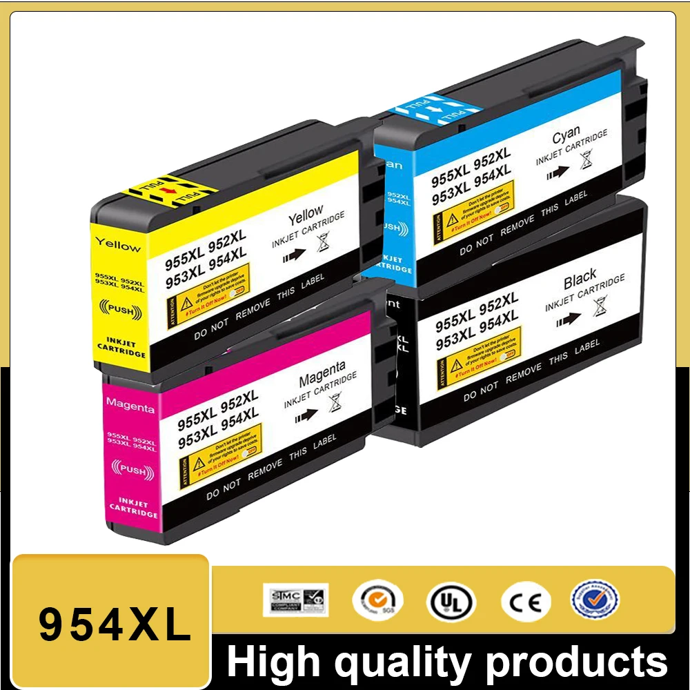 Compatible for HP 954XL HP954 952XL 954 XL ink cartridge 954 OfficeJet 7720 7740 Pro 8210 8710 8715 8216 8725 8720 8730 Printer
Compatible for HP 954XL HP954 952XL 954 XL ink cartridge 954 OfficeJet 7720 7740 Pro 8210 8710 8715 8216 8725 8720 8730 Printer