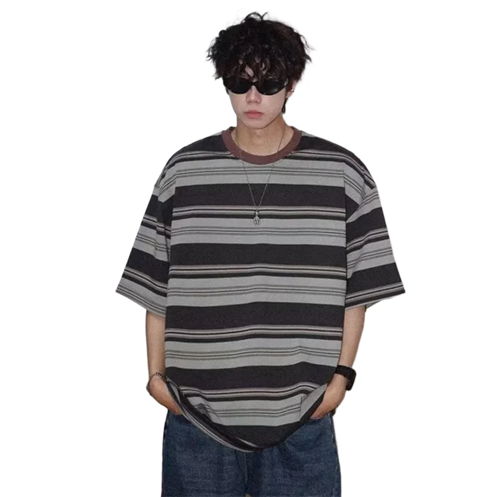 Casual Outfit Gray Casual Korean Tops O-Neck T-shirt 5 Spandex 95 Polyester Applicable For Men Brand New Condition
Casual Outfit Gray Casual Korean Tops O-Neck T-shirt 5 Spandex 95 Polyester Applicable For Men Brand New Condition