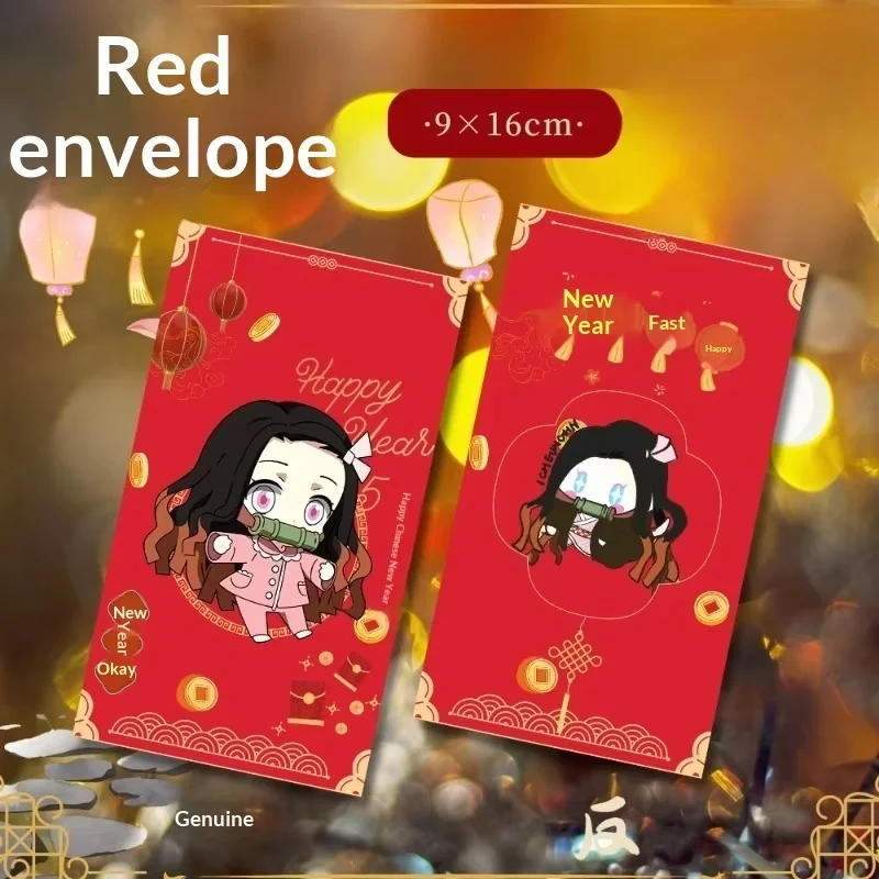 Красный конверт «Истребитель демонов» для денег на удачу, 9×16 см, подарок с персонажами аниме к китайскому Новому году для фанатов аниме
Красный конверт «Истребитель демонов» для денег на удачу, 9×16 см, подарок с персонажами аниме к китайскому Новому году для фанатов аниме