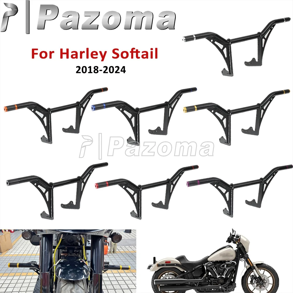 Highway Peg Engine Guard Crash Bar Motorcycle Front Bumper For Harley Softail FXBBS FXBB FXST FXLR FXLRS FXLRST FXFB FXFBS 2018+
Highway Peg Engine Guard Crash Bar Motorcycle Front Bumper For Harley Softail FXBBS FXBB FXST FXLR FXLRS FXLRST FXFB FXFBS 2018+