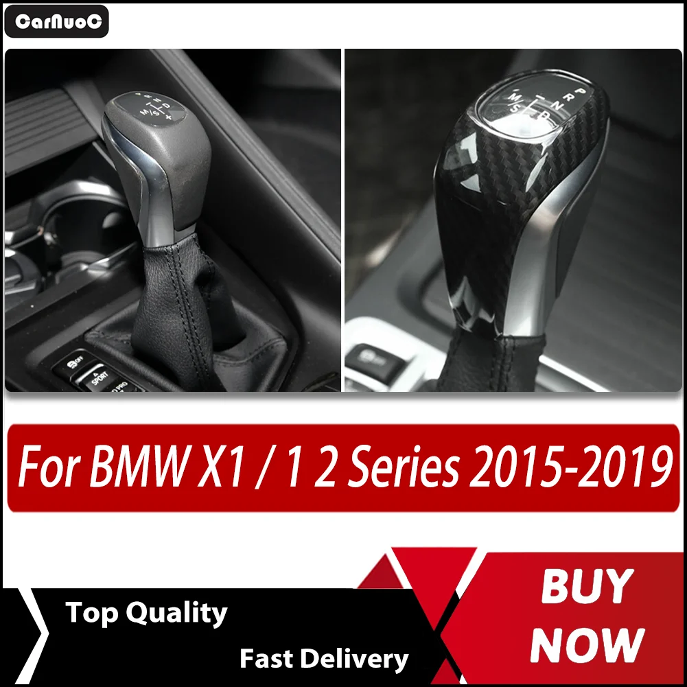 Carbon Fiber Shift Knob Cover Sticker For BMW X1 F48 / 1 Series F20 F21 / 2 Series F46 2015-2019
Carbon Fiber Shift Knob Cover Sticker For BMW X1 F48 / 1 Series F20 F21 / 2 Series F46 2015-2019