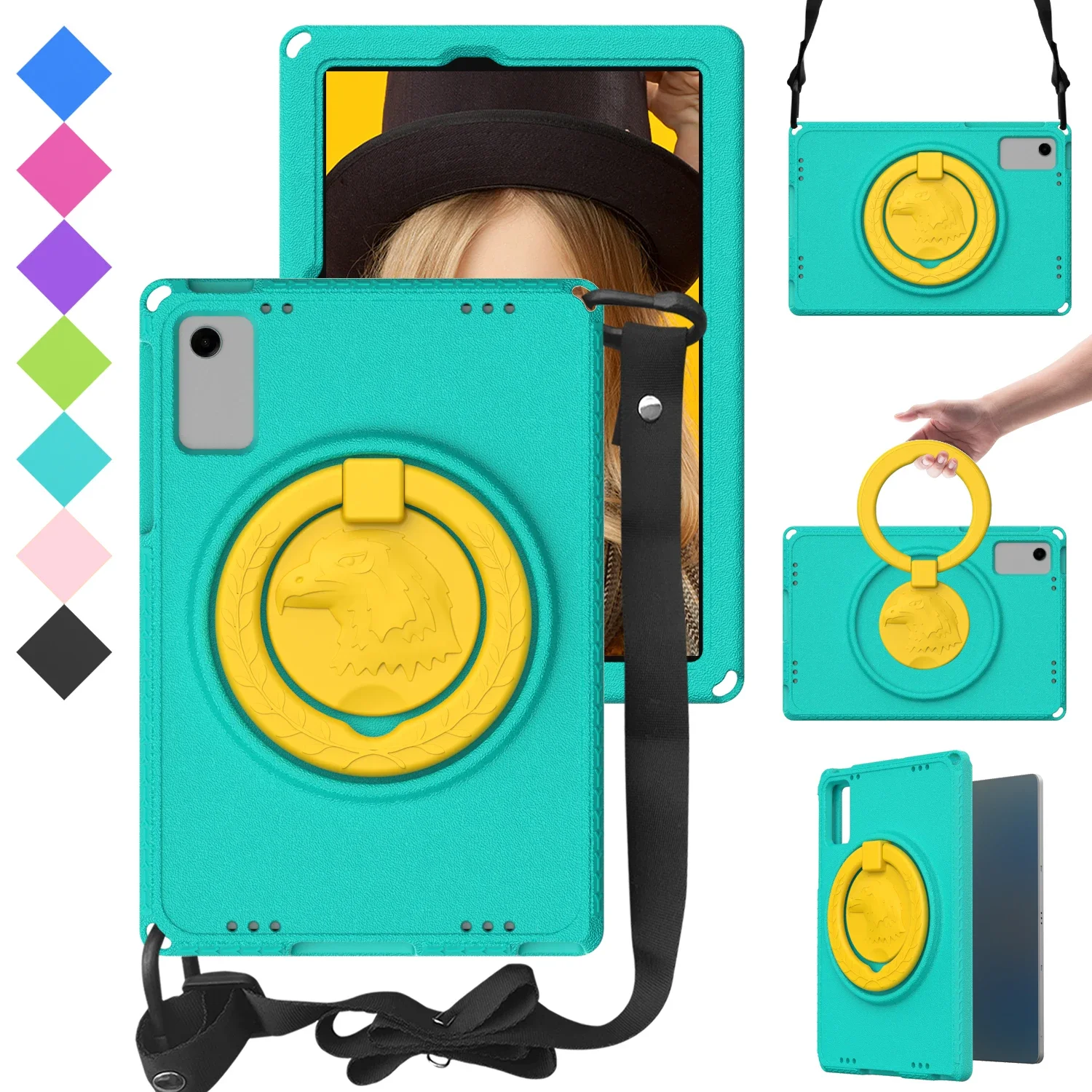 Kids Friendly Case For Samsung Galaxy Tab A9 Plus 11 inch SM-X210 X216B X218U EVA Cute Eagle Cover with Shoulder Straps
Kids Friendly Case For Samsung Galaxy Tab A9 Plus 11 inch SM-X210 X216B X218U EVA Cute Eagle Cover with Shoulder Straps