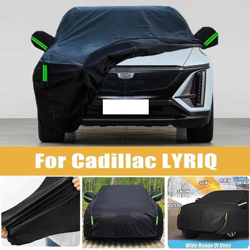 For Cadillac LYRIQ Full Car Cover Four Seasons Outdoor Sun Anti UV Rain Snow Dust Protection Oxford Cloth Accessories
For Cadillac LYRIQ Full Car Cover Four Seasons Outdoor Sun Anti UV Rain Snow Dust Protection Oxford Cloth Accessories