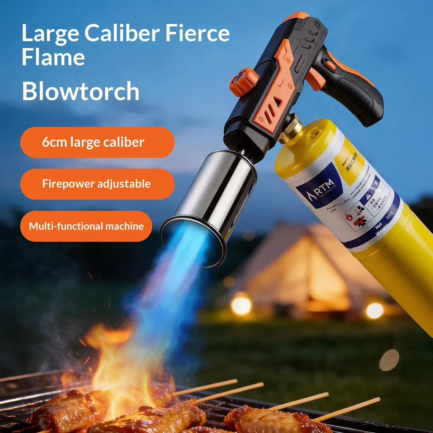 Multi Functional Outdoor Flamethrower Propane Spray Gun Head Camping Baking Barbecue Handheld Flamethrower Wholesale
Multi Functional Outdoor Flamethrower Propane Spray Gun Head Camping Baking Barbecue Handheld Flamethrower Wholesale