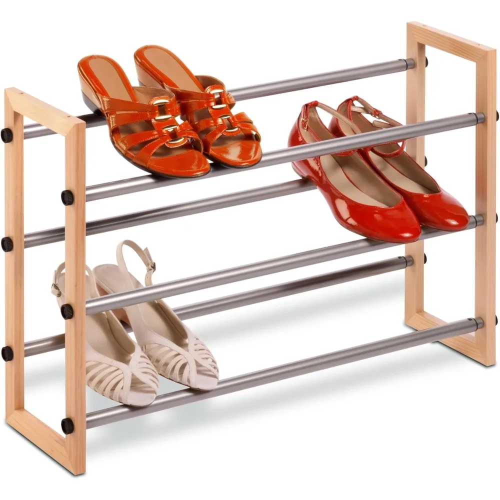 Stackable Shoe Rack for Closet, Small Shoe Rack Organizer for Entryway, Adjustable Shoe Rack for Garage
Stackable Shoe Rack for Closet, Small Shoe Rack Organizer for Entryway, Adjustable Shoe Rack for Garage