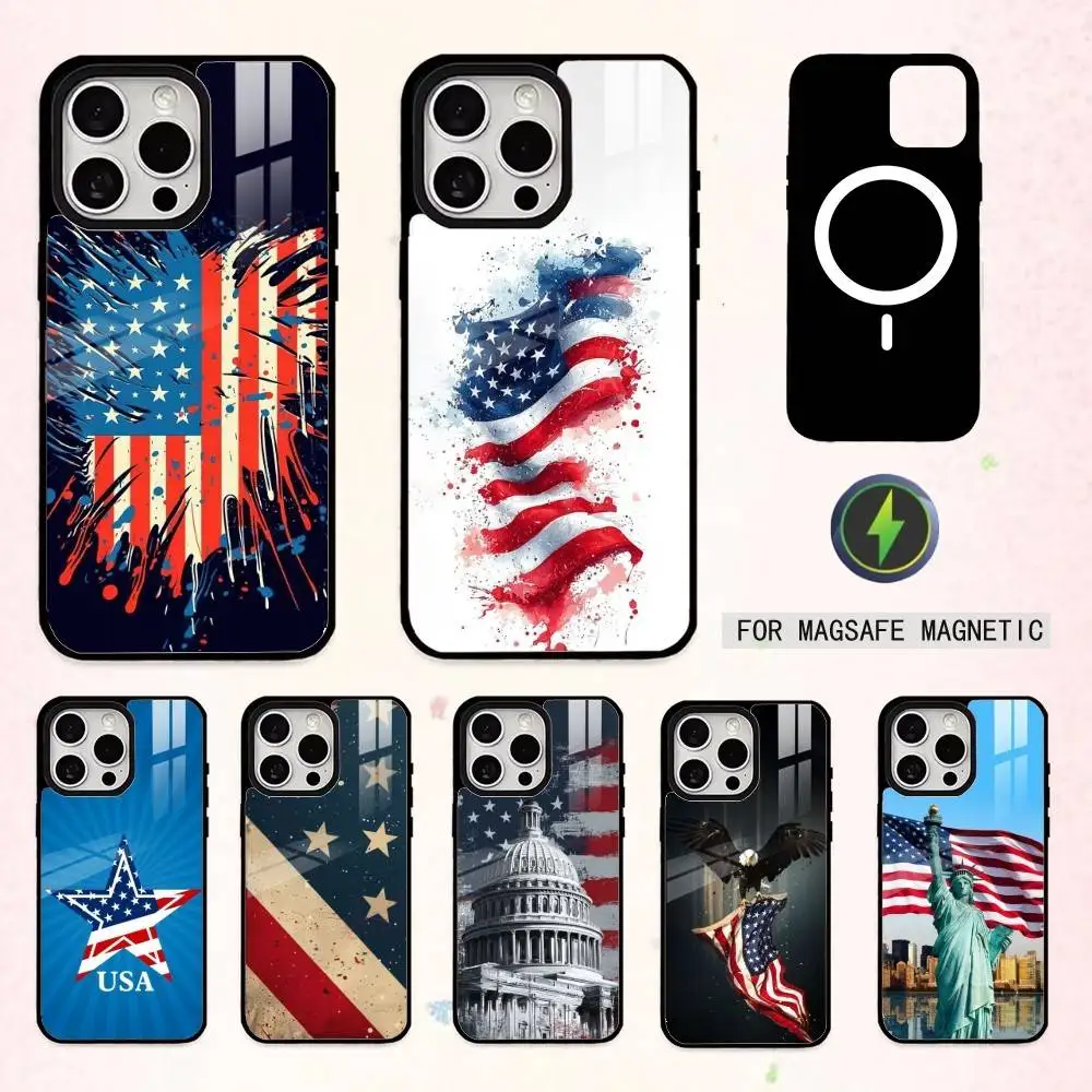 A-America U-USA F-Flag Phone Case For iPhone17,16,15,14,13,12,11 Plus,Pro Max Magnetic For Magsafe Wireless Charging
A-America U-USA F-Flag Phone Case For iPhone17,16,15,14,13,12,11 Plus,Pro Max Magnetic For Magsafe Wireless Charging