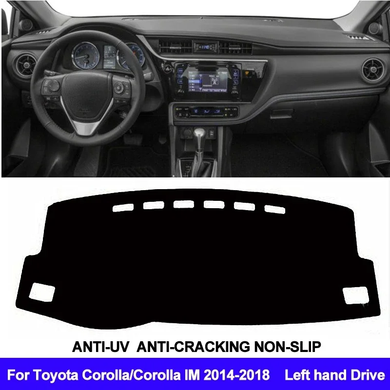 For Toyota Corolla / Corolla iM 2018 2017 2016 2015 2014 Car Dashboard Cover Dash Mat Dash Pad Carpet ANti-UV NON-Slip
For Toyota Corolla / Corolla iM 2018 2017 2016 2015 2014 Car Dashboard Cover Dash Mat Dash Pad Carpet ANti-UV NON-Slip