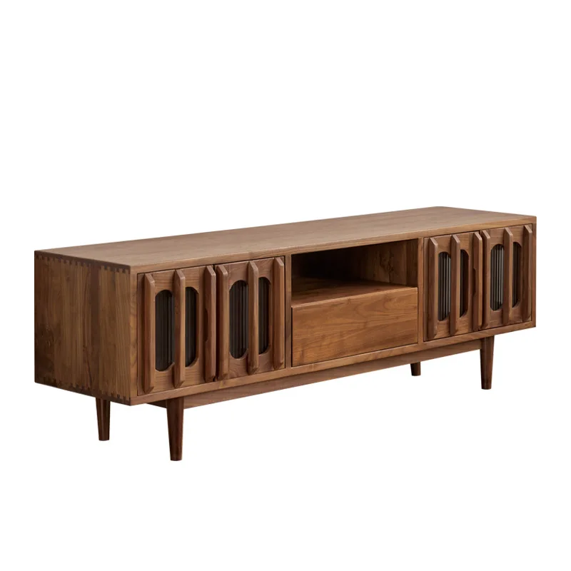 All solid wood TV cabinet Nordic living room Cherry wood home living room storage
All solid wood TV cabinet Nordic living room Cherry wood home living room storage