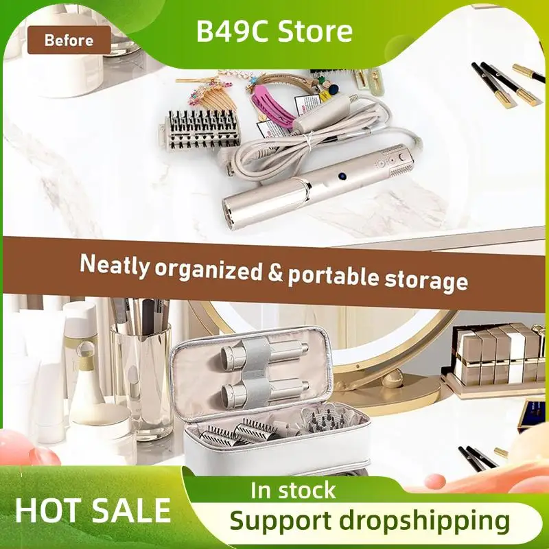 B49C органайзер для насадки для фена, двухслойный дорожный чехол для Dyson Airwrap/Shark Flex, сумка для хранения
B49C органайзер для насадки для фена, двухслойный дорожный чехол для Dyson Airwrap/Shark Flex, сумка для хранения