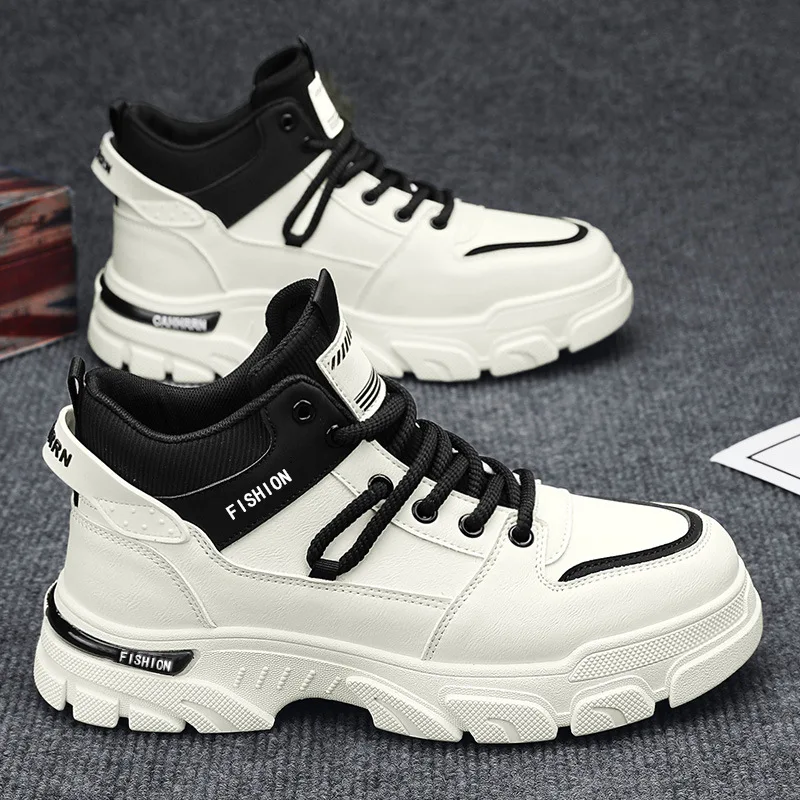 2026 Men's High-top Casual Shoes Autumn Winter New Non-slip Waterproof Outdoor Snow Boots Fashion Youth Sports Work Boots
2026 Men's High-top Casual Shoes Autumn Winter New Non-slip Waterproof Outdoor Snow Boots Fashion Youth Sports Work Boots