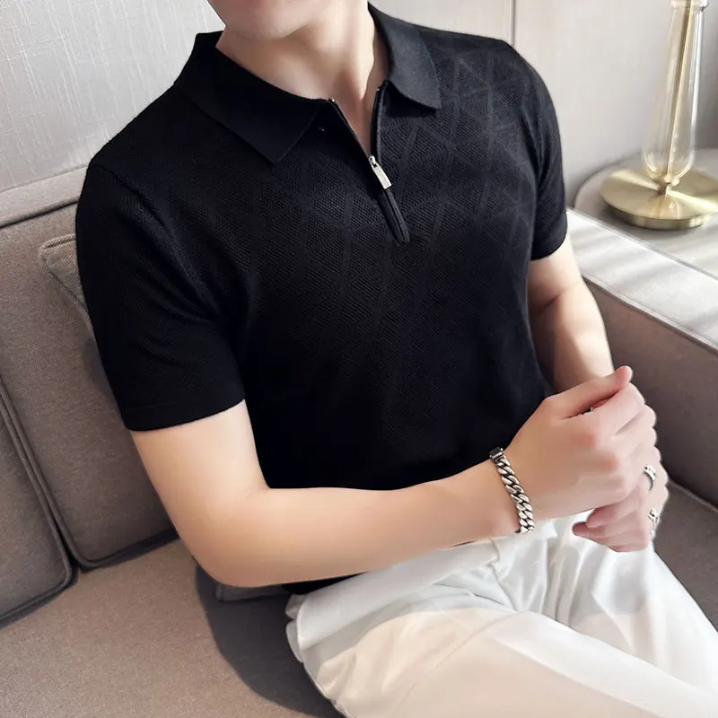 2024 Vintage POLO Shirt Men Solid Color Casual Lapel Pullover Summer Fashion Men Short Sleeve Slim POLO Shirt Tops Q101
2024 Vintage POLO Shirt Men Solid Color Casual Lapel Pullover Summer Fashion Men Short Sleeve Slim POLO Shirt Tops Q101