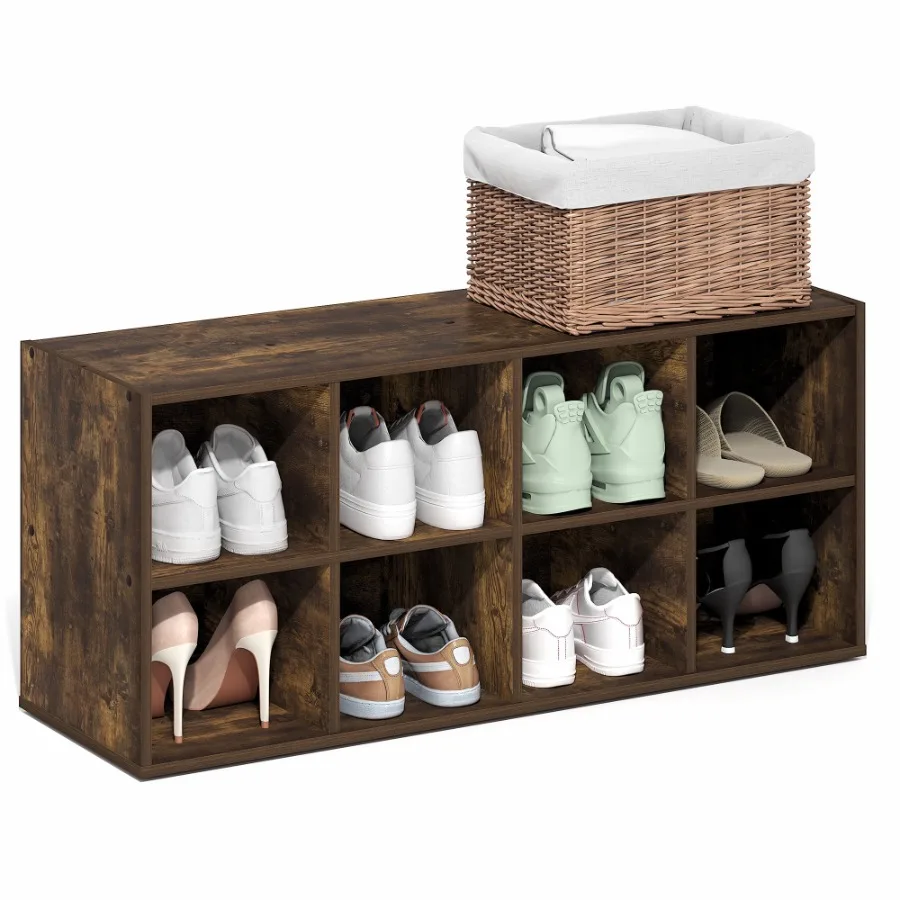 FANO 8-Cube Stackable Shoe Rack for Closet Entryway Amber Pine
FANO 8-Cube Stackable Shoe Rack for Closet Entryway Amber Pine