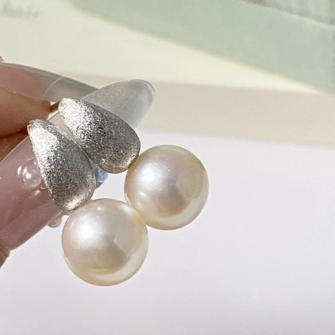Wholesale S925 Sterling Silver Earrings Mount Findings Settings Base Mounting Parts Accessory for 8-9mm Pearls 5 pairs/lot
Wholesale S925 Sterling Silver Earrings Mount Findings Settings Base Mounting Parts Accessory for 8-9mm Pearls 5 pairs/lot