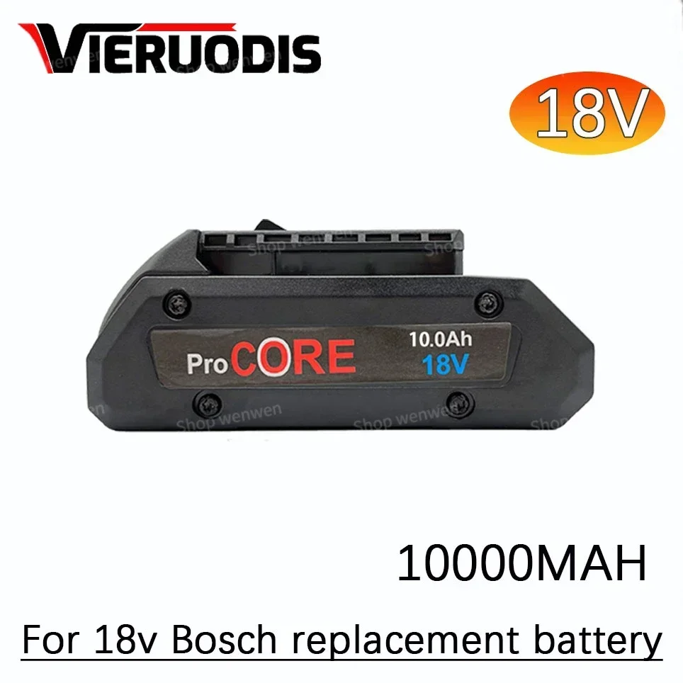 Replacement Power Tool Battery 18V 10000mAh Li-Ion For Bosch GSR18-Li,BAT609,BAT618,BAT609G,BAT618G,17618,37618,DGSH181
Replacement Power Tool Battery 18V 10000mAh Li-Ion For Bosch GSR18-Li,BAT609,BAT618,BAT609G,BAT618G,17618,37618,DGSH181