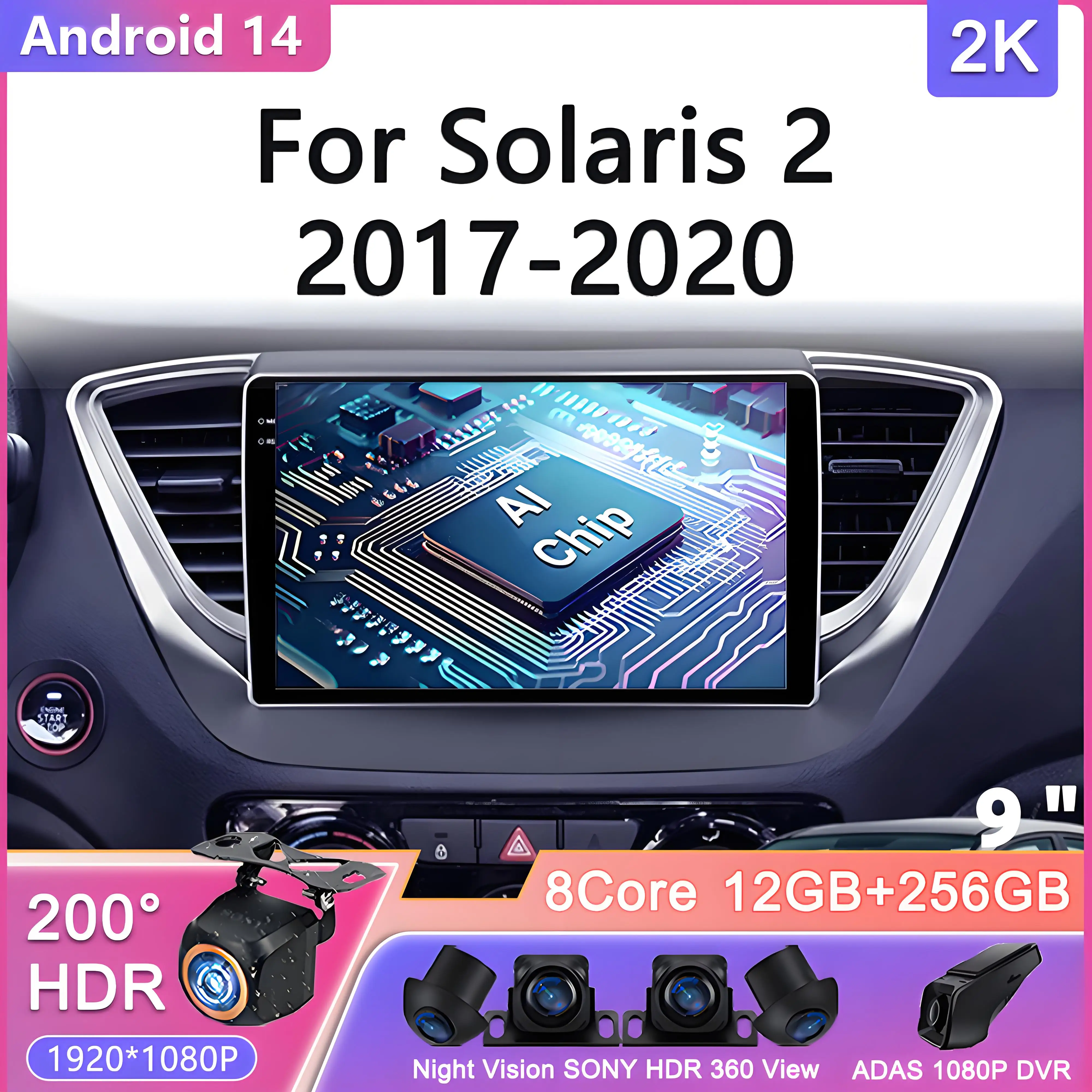 Android 14 For Hyundai Solaris 2 2017-2020 Car Radio Stereo Multimedia Video Player Unit GPS Wireless Carplay Android Car GPS
Android 14 For Hyundai Solaris 2 2017-2020 Car Radio Stereo Multimedia Video Player Unit GPS Wireless Carplay Android Car GPS