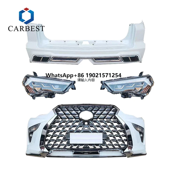 CARBEST Newest Product Car Spare Parts Car Body Kit for 4 Runner 2010-2020 Upgrade to Lexus Style
CARBEST Newest Product Car Spare Parts Car Body Kit for 4 Runner 2010-2020 Upgrade to Lexus Style