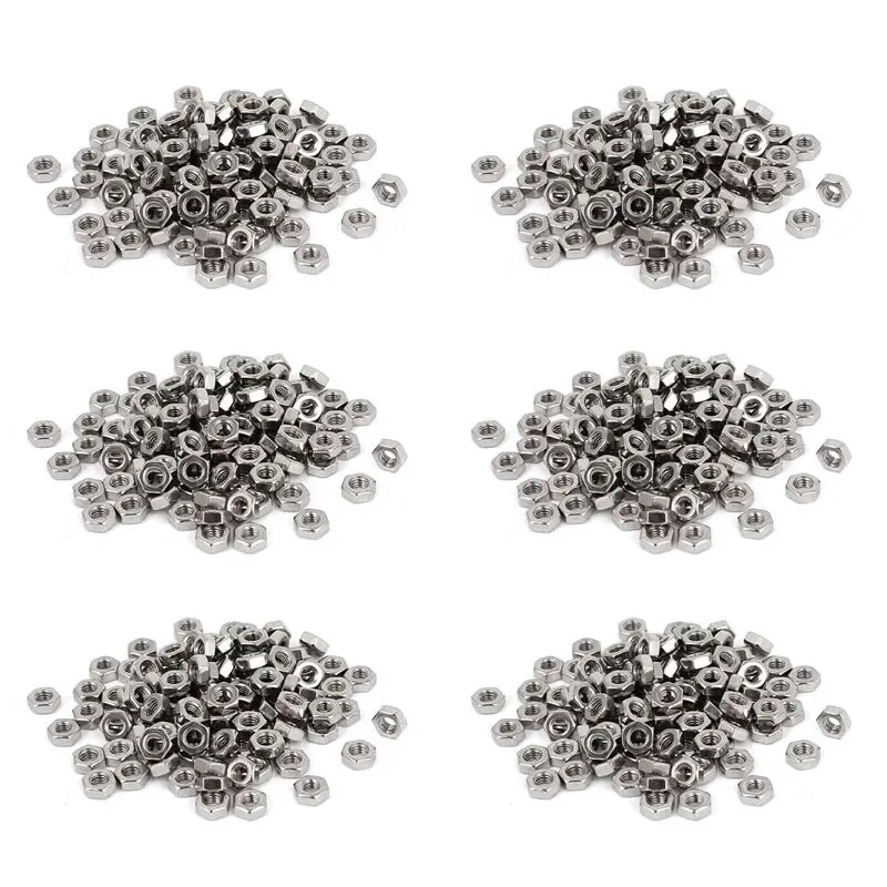 Шестигранные гайки BAAJ-Metric M3 из нержавеющей стали 304, крепежные элементы DIN934, 600 шт. для болтов
Шестигранные гайки BAAJ-Metric M3 из нержавеющей стали 304, крепежные элементы DIN934, 600 шт. для болтов