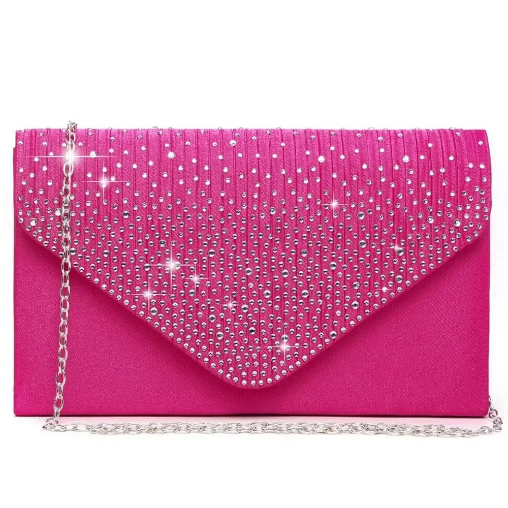 Free ShippingLadies Frosted Satin Evening Clutch Purse Bag Crossbody Handbags Party Prom Wedding Envelope
Free ShippingLadies Frosted Satin Evening Clutch Purse Bag Crossbody Handbags Party Prom Wedding Envelope