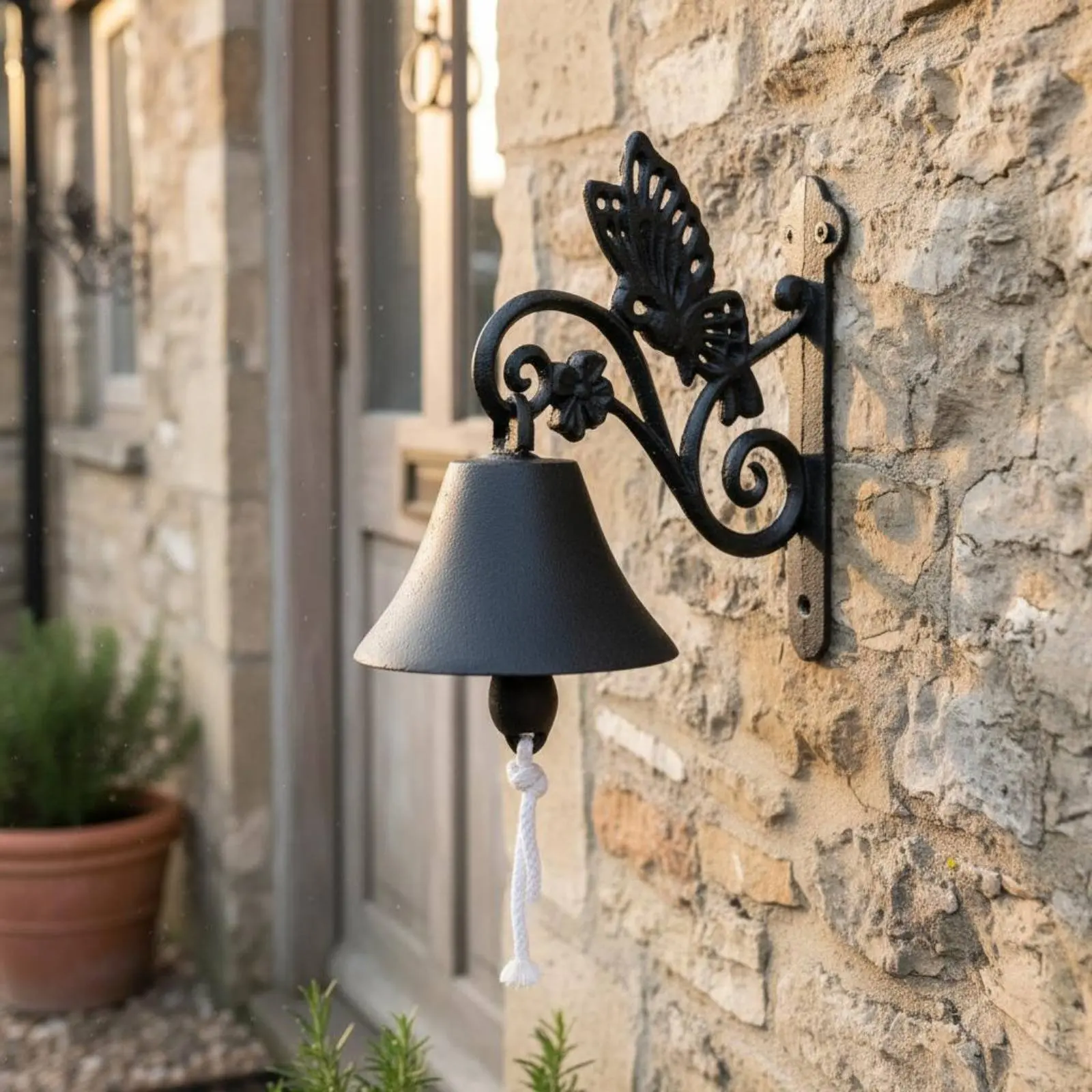 Cast Wall-Mounted Bell Bell Sturdy Vintage Hanging Bell Home Decor
Cast Wall-Mounted Bell Bell Sturdy Vintage Hanging Bell Home Decor