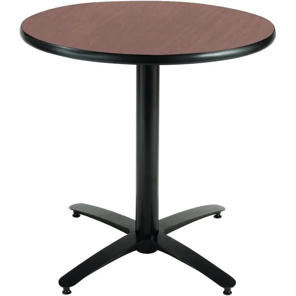 36-Inch Round Pedestal Breakroom Table, Arched X Base, Commercial Quality, Mahogany Laminate
36-Inch Round Pedestal Breakroom Table, Arched X Base, Commercial Quality, Mahogany Laminate