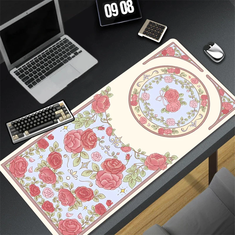 Computer Gaming Accessories HD Mousepad Office PC Mouse Pad Keyboard Pad Desk Decoracion Vintage Flower Pattern Anime Desk Mat
Computer Gaming Accessories HD Mousepad Office PC Mouse Pad Keyboard Pad Desk Decoracion Vintage Flower Pattern Anime Desk Mat