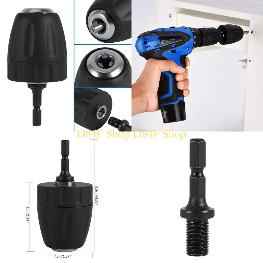 D84F Быстрое изменение 1/4-дюймового шестнадцатеричного хвостока 0,8-10 мм зажимное крепление 3/8-24unf
D84F Быстрое изменение 1/4-дюймового шестнадцатеричного хвостока 0,8-10 мм зажимное крепление 3/8-24unf