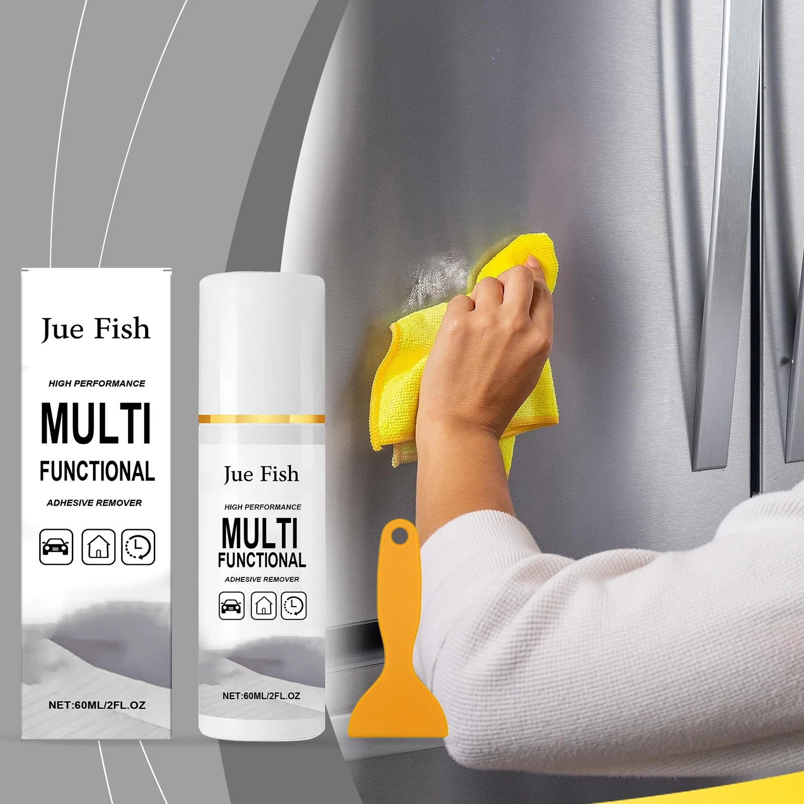 Multi-Purpose Adhesive Cleaner - Gentle Formula Dissolves Glue Residues Home & Auto Use Helps Stain Removal Extends Action Time
Multi-Purpose Adhesive Cleaner - Gentle Formula Dissolves Glue Residues Home & Auto Use Helps Stain Removal Extends Action Time
