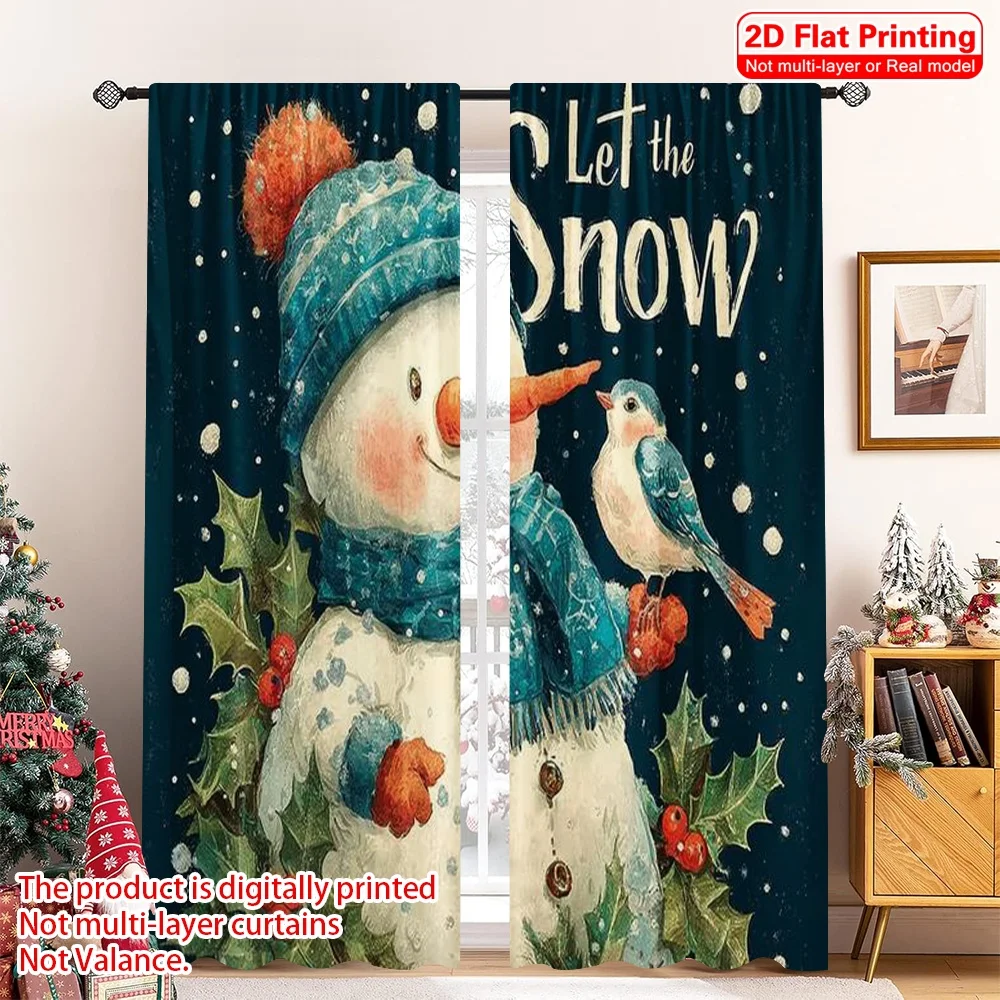 2pcs 2D flat printing Merry Christmas Popular Drapes Let It Snow winter Versatile Durable Polyester Without Electricity Festive
2pcs 2D flat printing Merry Christmas Popular Drapes Let It Snow winter Versatile Durable Polyester Without Electricity Festive