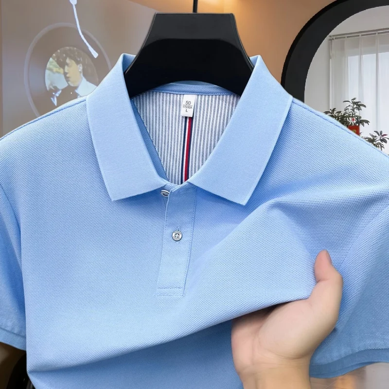100% pure cotton high-quality brand men's short sleeved polo shirt 2026 summer luxurious fashion classic golf top casual T-shirt
100% pure cotton high-quality brand men's short sleeved polo shirt 2026 summer luxurious fashion classic golf top casual T-shirt