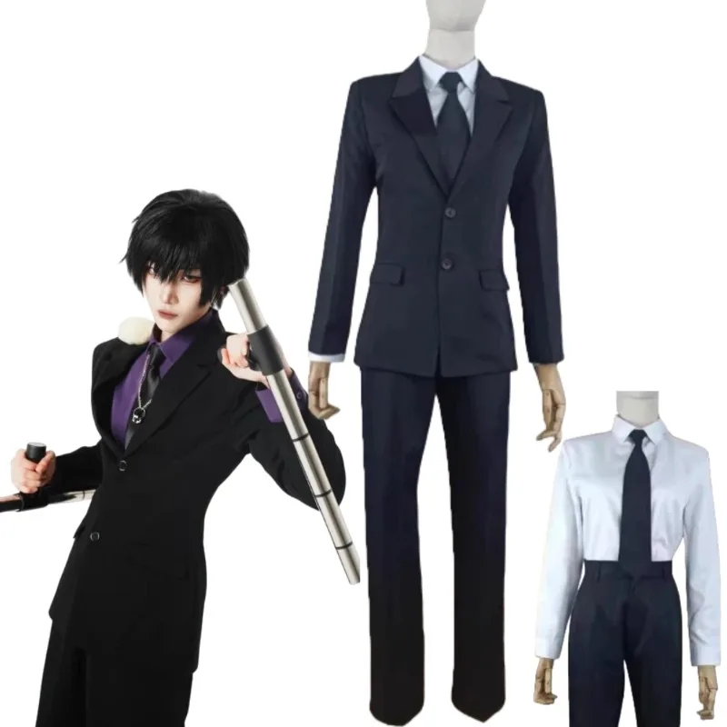 Anime Cosplay Costume Universal Black Uniform Suit Set for Women Men for Character Roleplay Stage Performance Halloween Outfits
Anime Cosplay Costume Universal Black Uniform Suit Set for Women Men for Character Roleplay Stage Performance Halloween Outfits