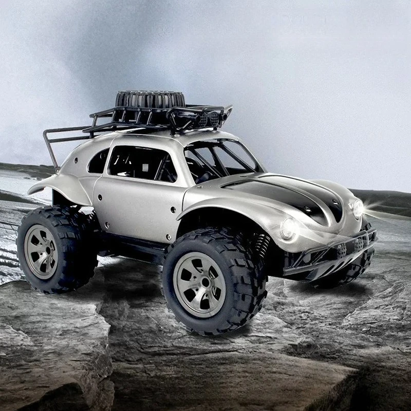 1/18 Electric Remote Control Car Light Climbing High-Speed Beetle Shape Off-Road Racing Rechargeable Toy Car
1/18 Electric Remote Control Car Light Climbing High-Speed Beetle Shape Off-Road Racing Rechargeable Toy Car