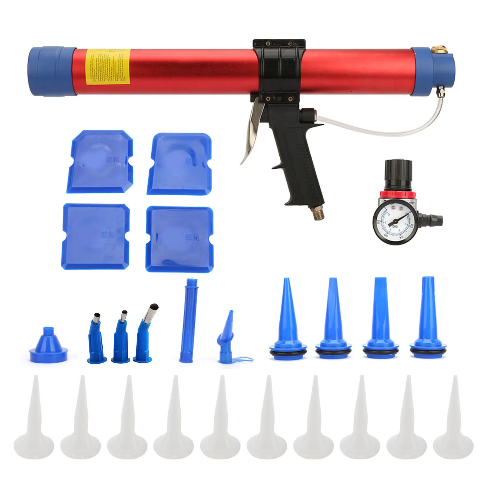 600ml Soft Glue Air Gun Pneumatic Hand Tool with Speed Gauge for Architectural Decoration Hardware Tool Pneumatic Sealant Gun
600ml Soft Glue Air Gun Pneumatic Hand Tool with Speed Gauge for Architectural Decoration Hardware Tool Pneumatic Sealant Gun