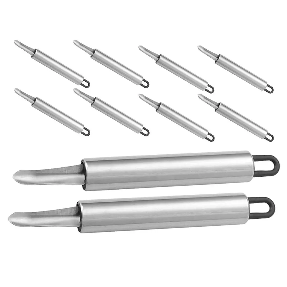 10pcs Stainless Steel Longan Lychee Deseeder Fruit Pitter Kitchen Tool Coconut Scraper Corn Planer Pepper Core Remover
10pcs Stainless Steel Longan Lychee Deseeder Fruit Pitter Kitchen Tool Coconut Scraper Corn Planer Pepper Core Remover