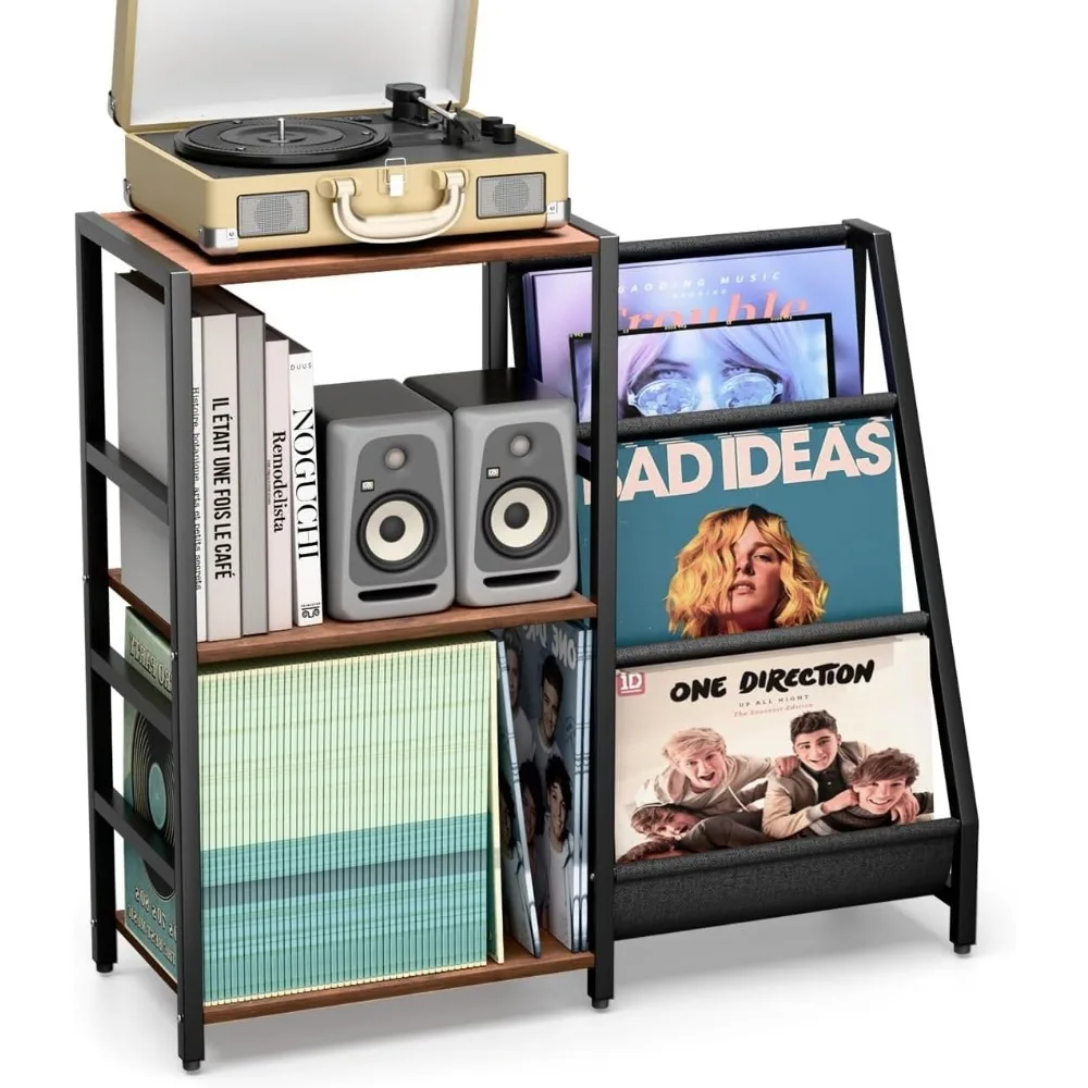 3-Tier Turntable Stand with Vinyl Storage, Holds 300+ Albums, Media Console for Living Room
3-Tier Turntable Stand with Vinyl Storage, Holds 300+ Albums, Media Console for Living Room
