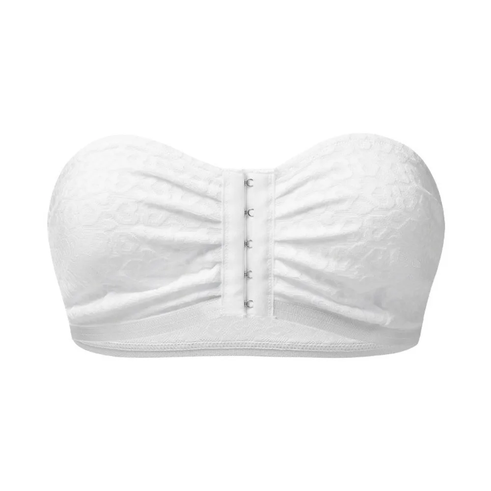 Soft Pleats Front Button Strapless Top Wireless Close-fitting Lace Heart Tube Top Non Slip Push-up Strapless Invisible Bra Women
Soft Pleats Front Button Strapless Top Wireless Close-fitting Lace Heart Tube Top Non Slip Push-up Strapless Invisible Bra Women